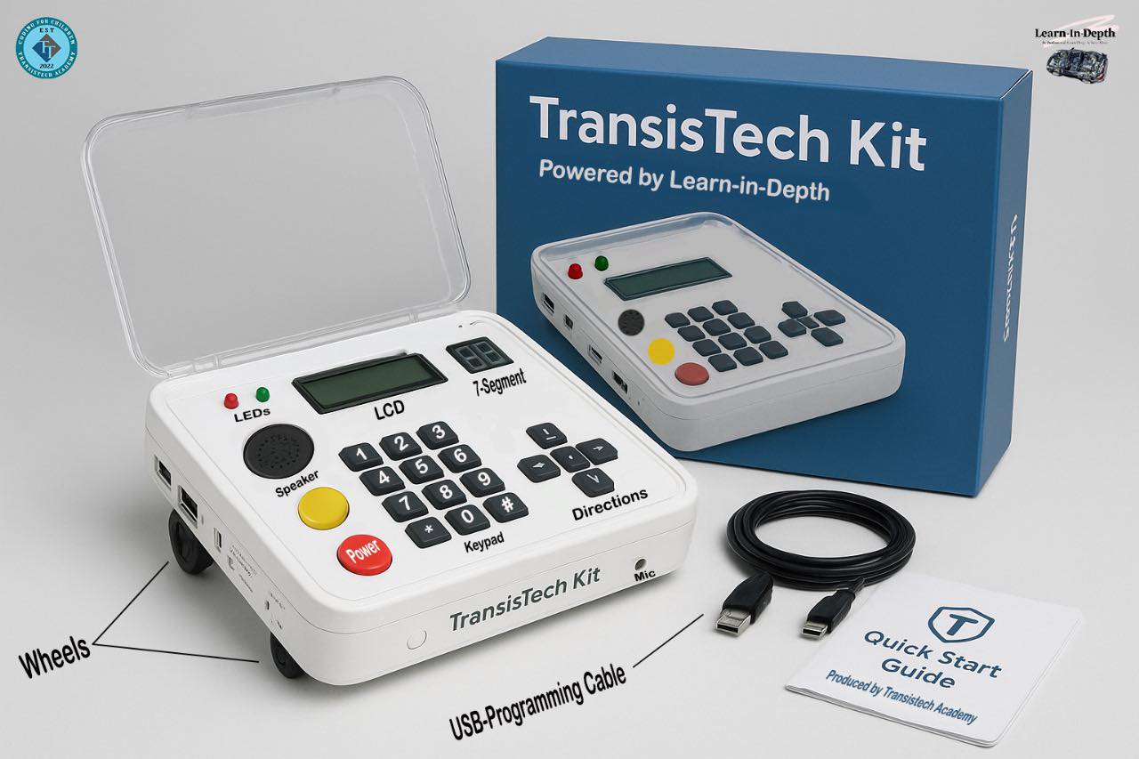 The Transistech Kit — Arduino, sensors, LEDs, storage case